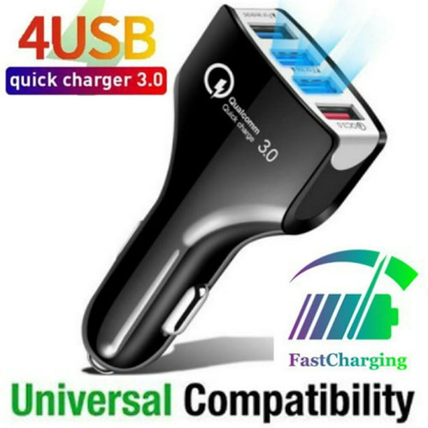 1x 6.2A Fast Charge QC 3.0 Dual USB Car Charger Quick Charging Universal